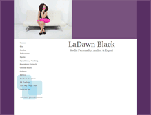 Tablet Screenshot of ladawnblack.com